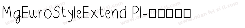MgEuroStyleExtend Pl字体转换